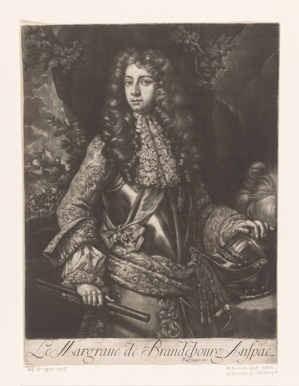 Ritratto di Giovanni Federico di Brandeburgo-Ansbach da Anonymous