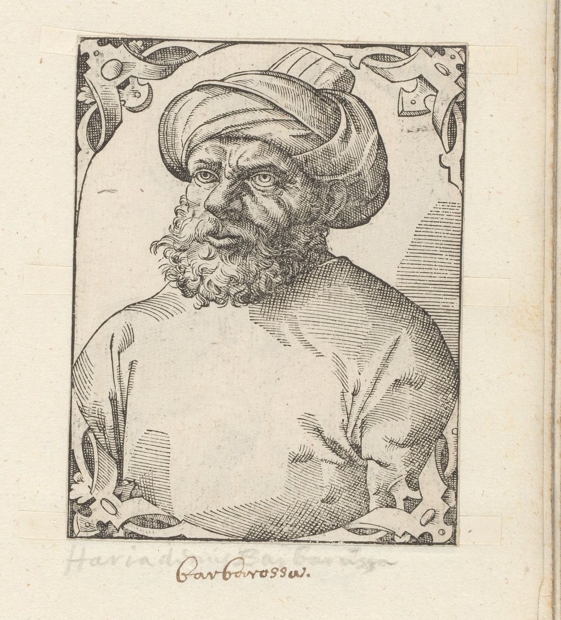 Ritratto di Khair ad-Din da Anonymous