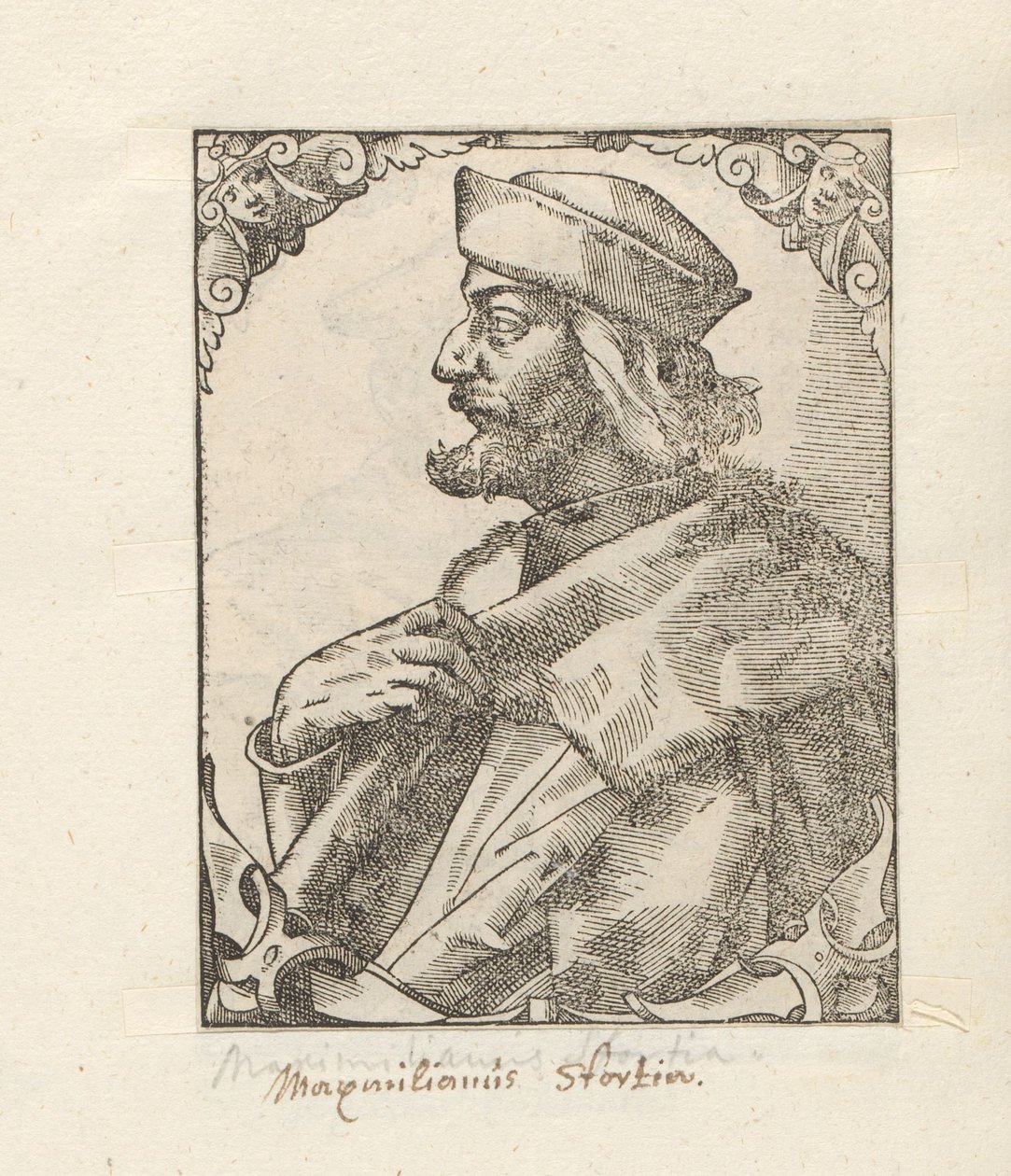 Ritratto di Massimiliano Sforza da Anonymous