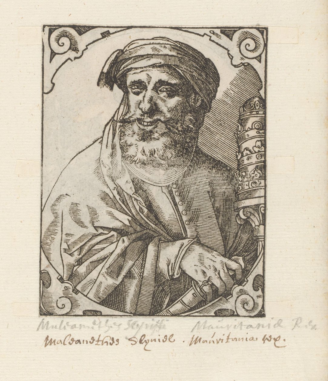 Ritratto di Muleamethes Scyriffi da Anonymous