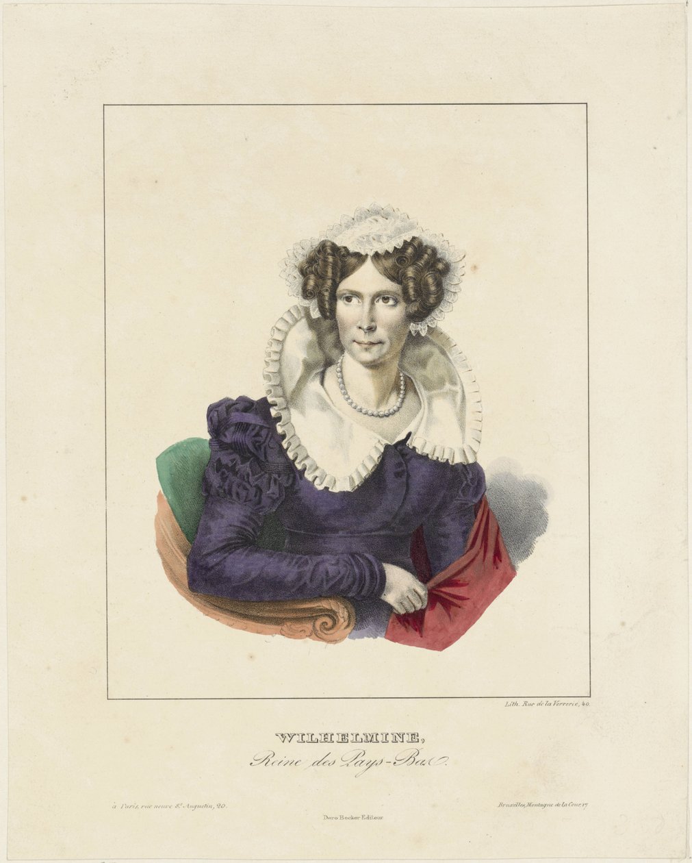 Ritratto di Guglielmina di Prussia da Anonymous