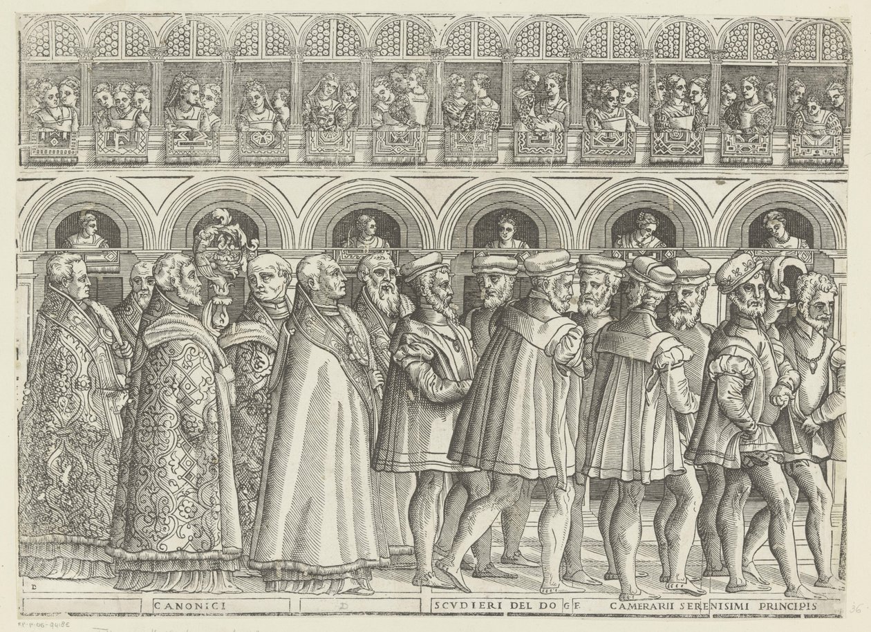 Processione del doge di Venezia (quinta parte) da Anonymous