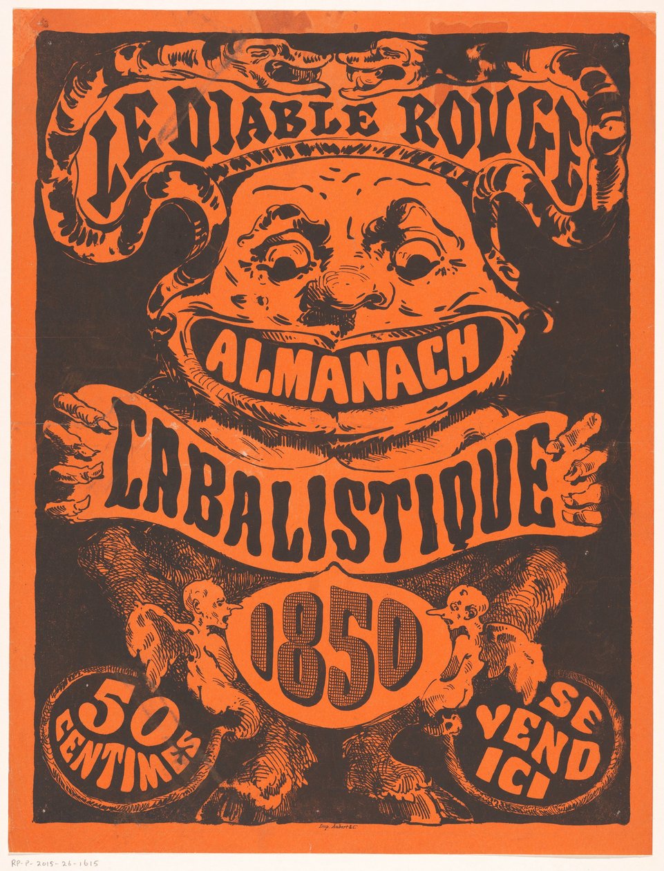 Manifesto per Le Diable Rouge da Anonymous