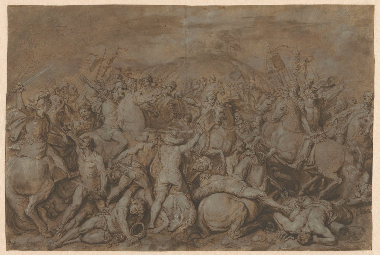Battaglia di cavalieri nell