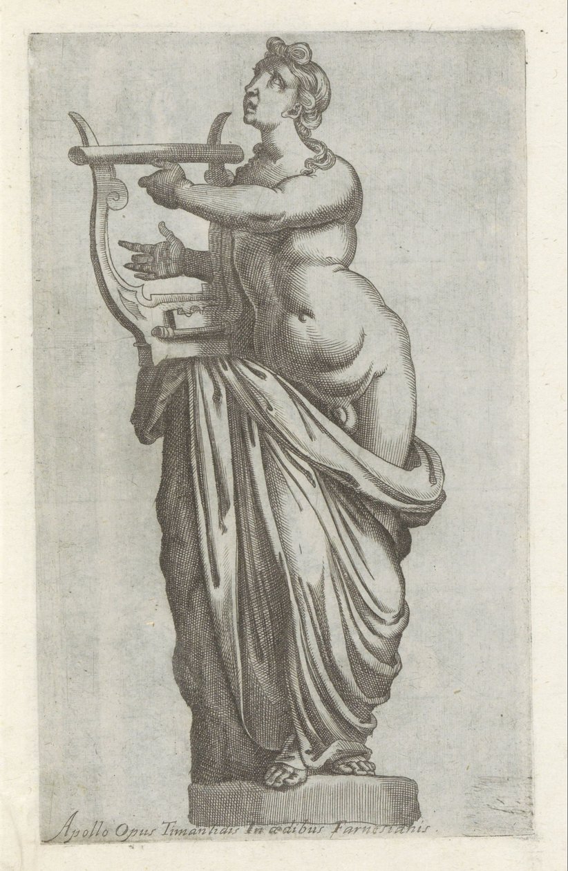 Scultura di Apollo da Anonymous