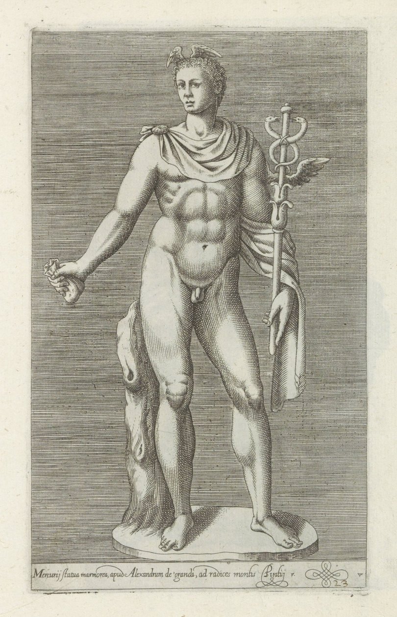 Scultura di Mercurio da Anonymous