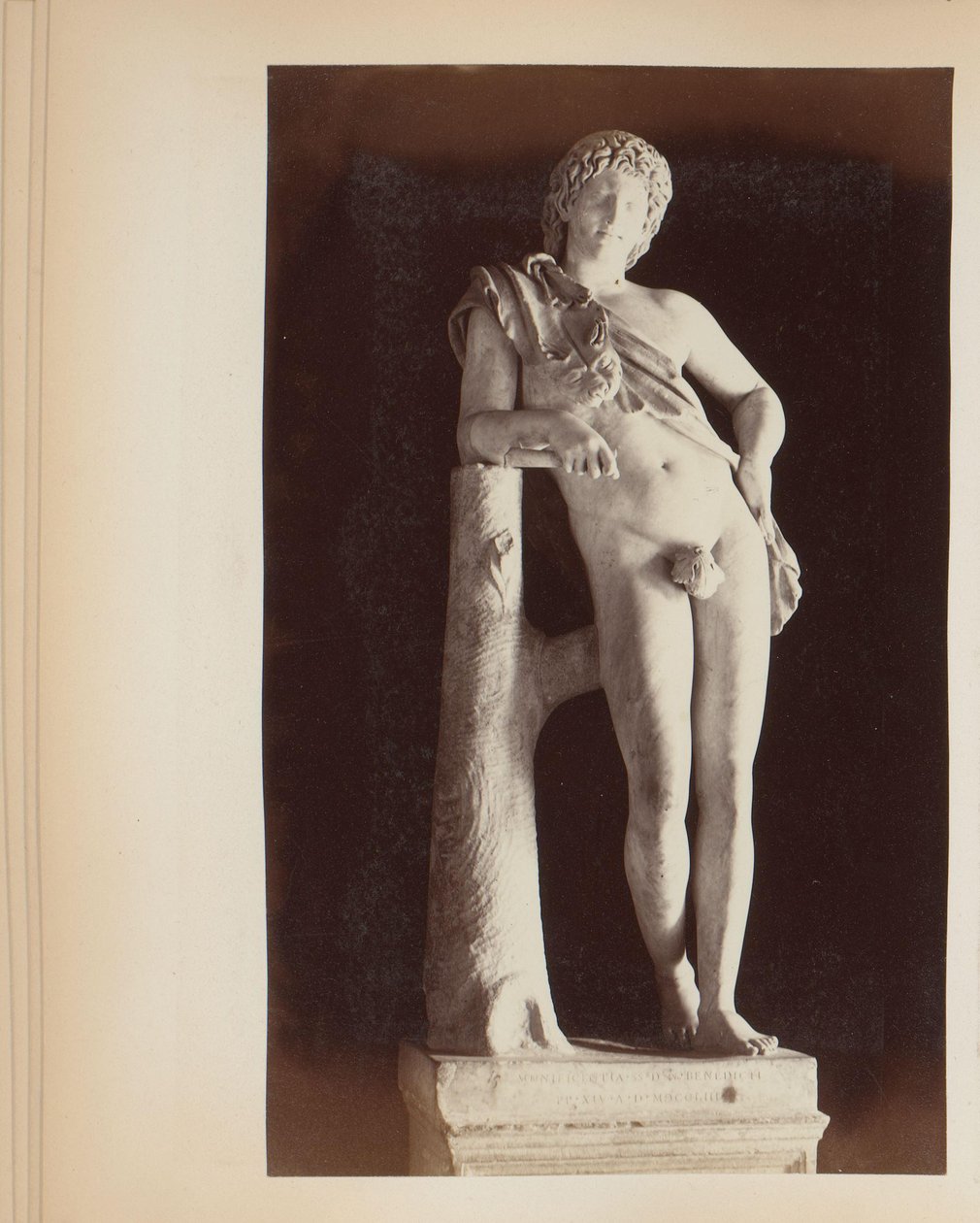 Sculptuur van de rustende satyr in de Capitolijnse Musea te Rome, Italië da Anonymous