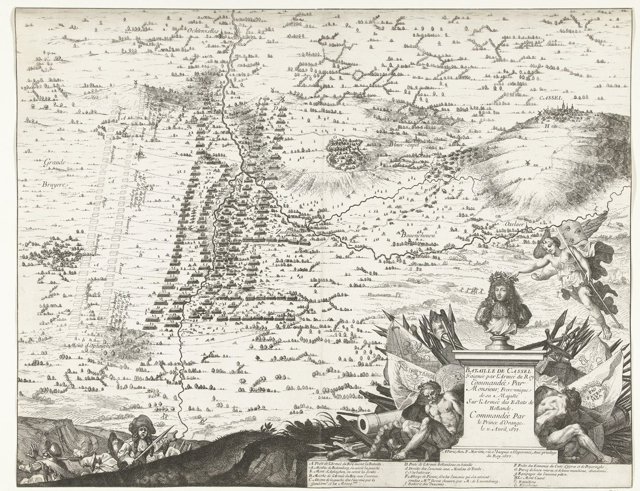 Battaglia di Kassel, 1677 da Anonymous