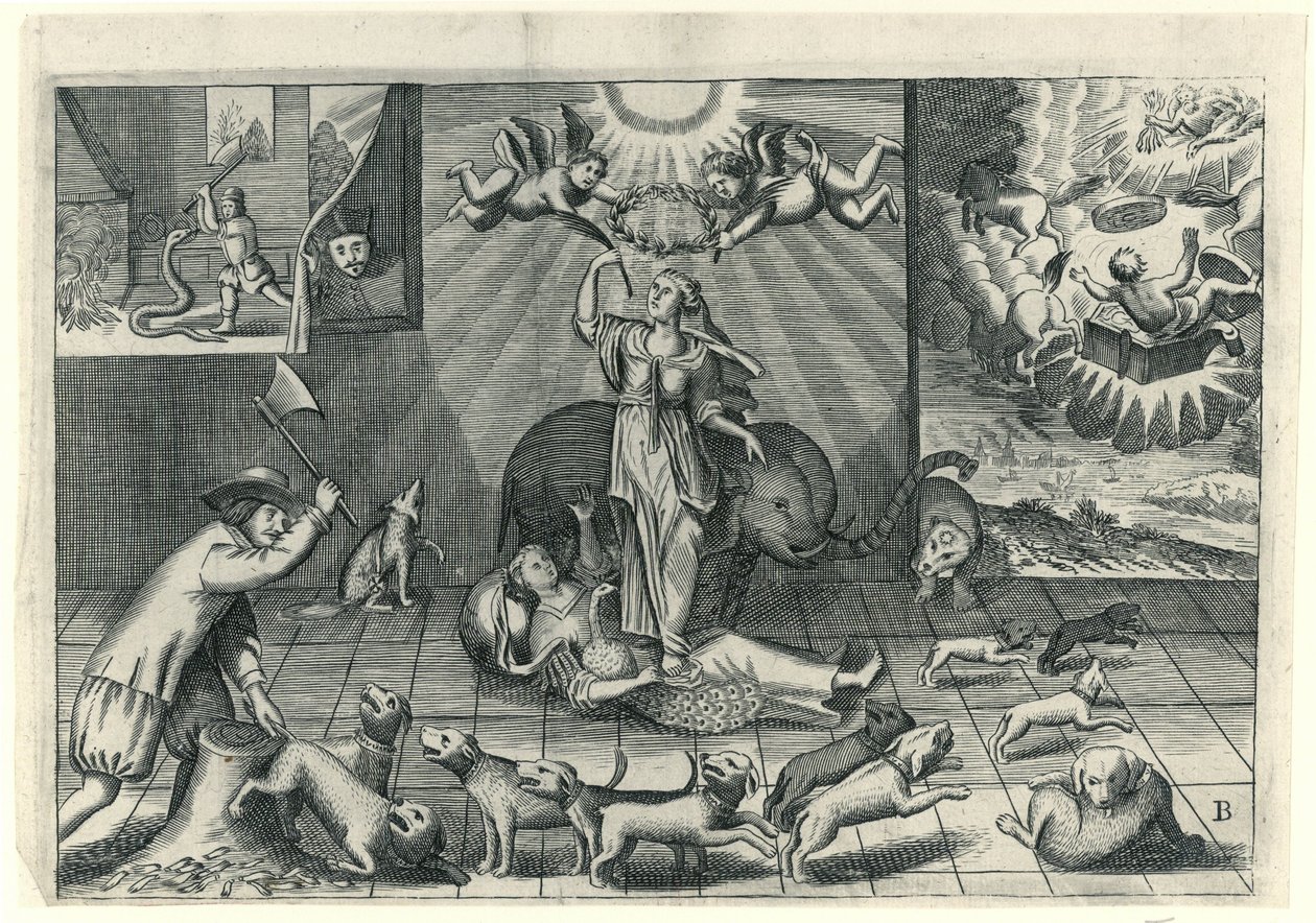 Caricatura degli inglesi, 1673 da Anonymous