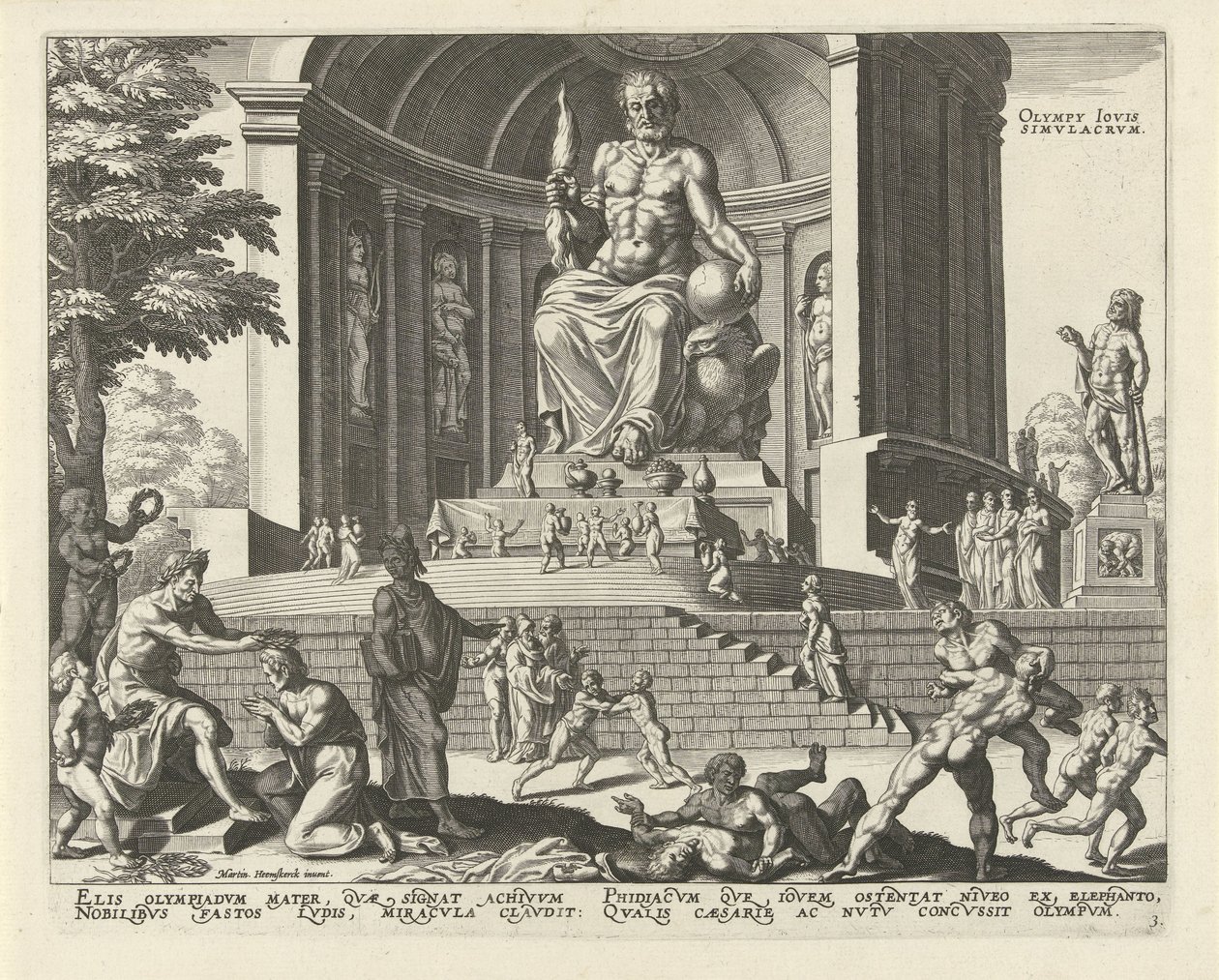 Statua di Zeus a Olimpia da Anonymous