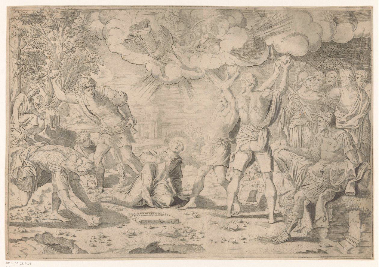 Lapidazione di Santo Stefano da Anonymous