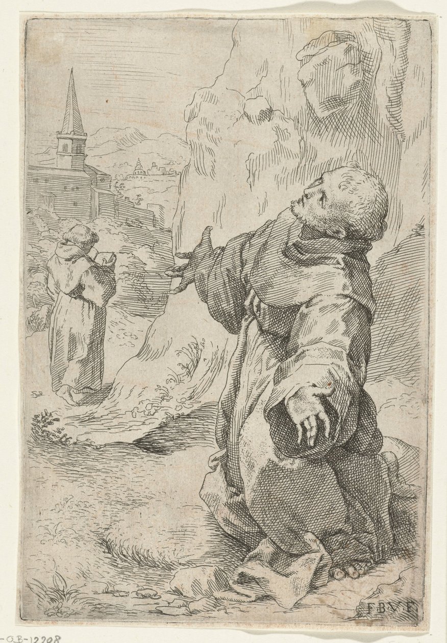 Stigmatizzazione di San Francesco da Anonymous