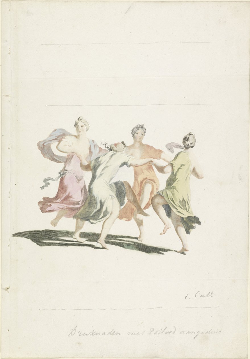 Quattro donne danzanti da Anonymous