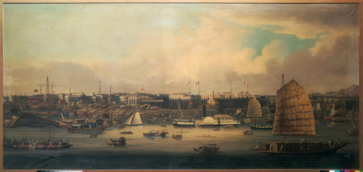 Vista della città di Shanghai da Anonymous