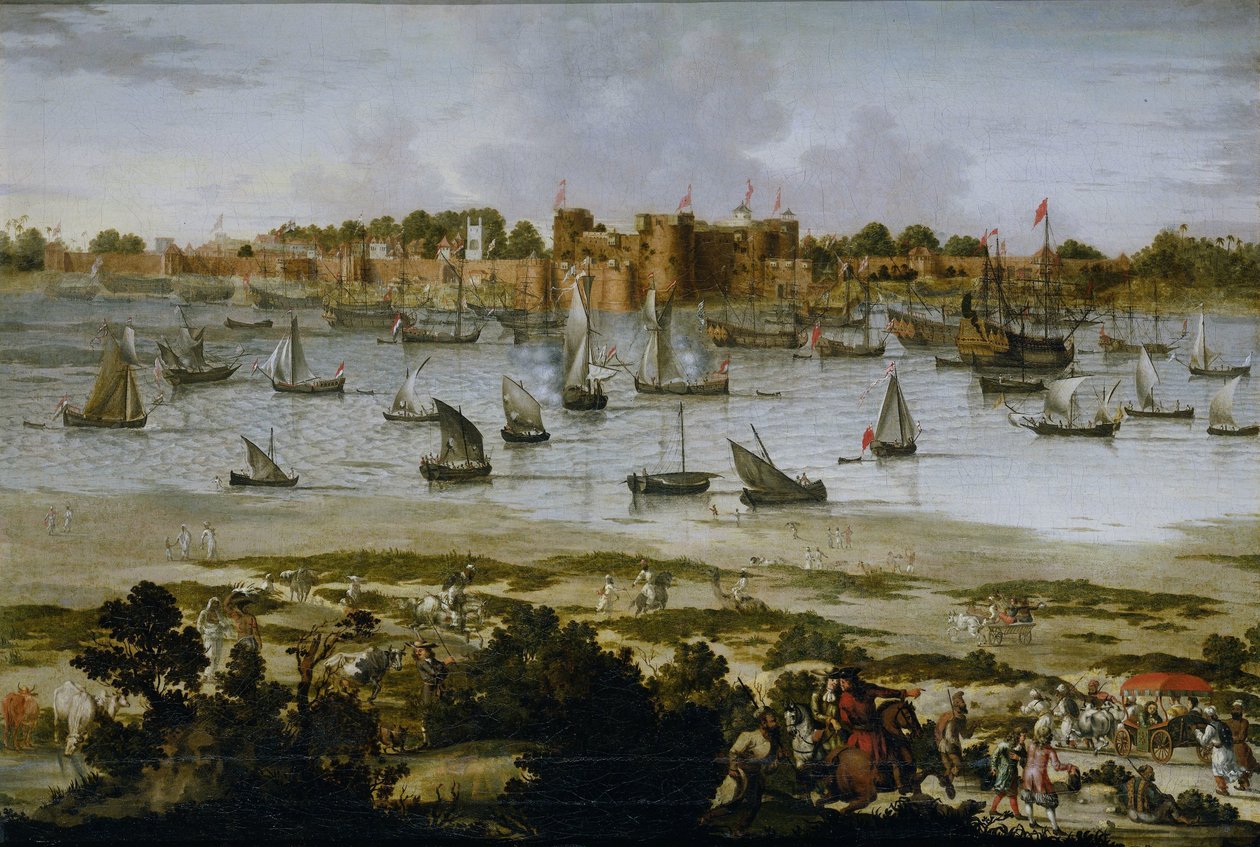 Veduta del porto di Surat (Gujarat) da Anonymous