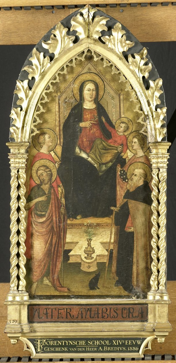 Vergine con Bambino in trono con quattro santi, San Giovanni Battista, Sant