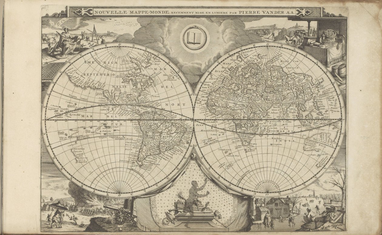 Mappa del mondo da Anonymous