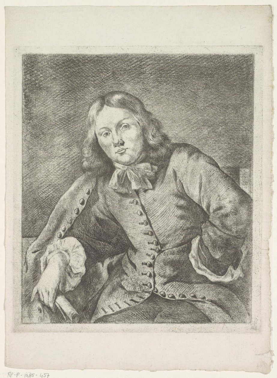 Giovane seduto da Anonymous