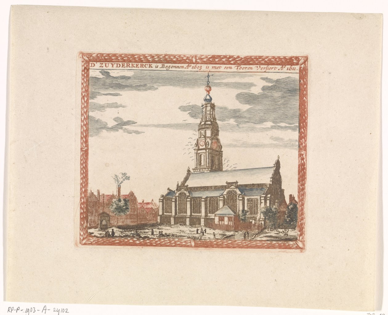 Chiesa Zuiderkerk ad Amsterdam da Anonymous