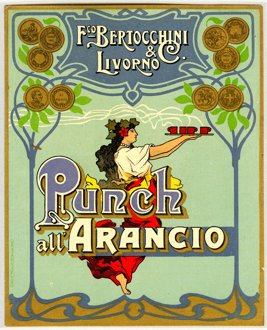Pubblicità per punch all