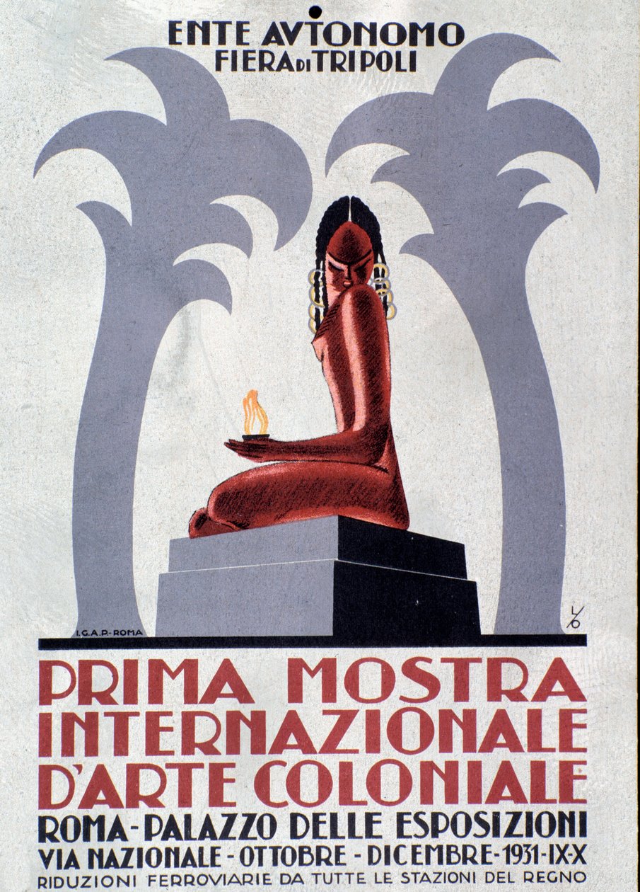 Manifesto pubblicitario per la Prima esposizione d