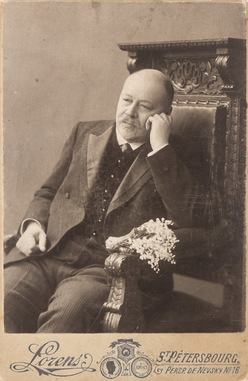 Anatoli Liadov - Ritratto del compositore Anatoly Konstantinovich Lyadov (1855-1914), Anonimo da Anonymous Anonymous