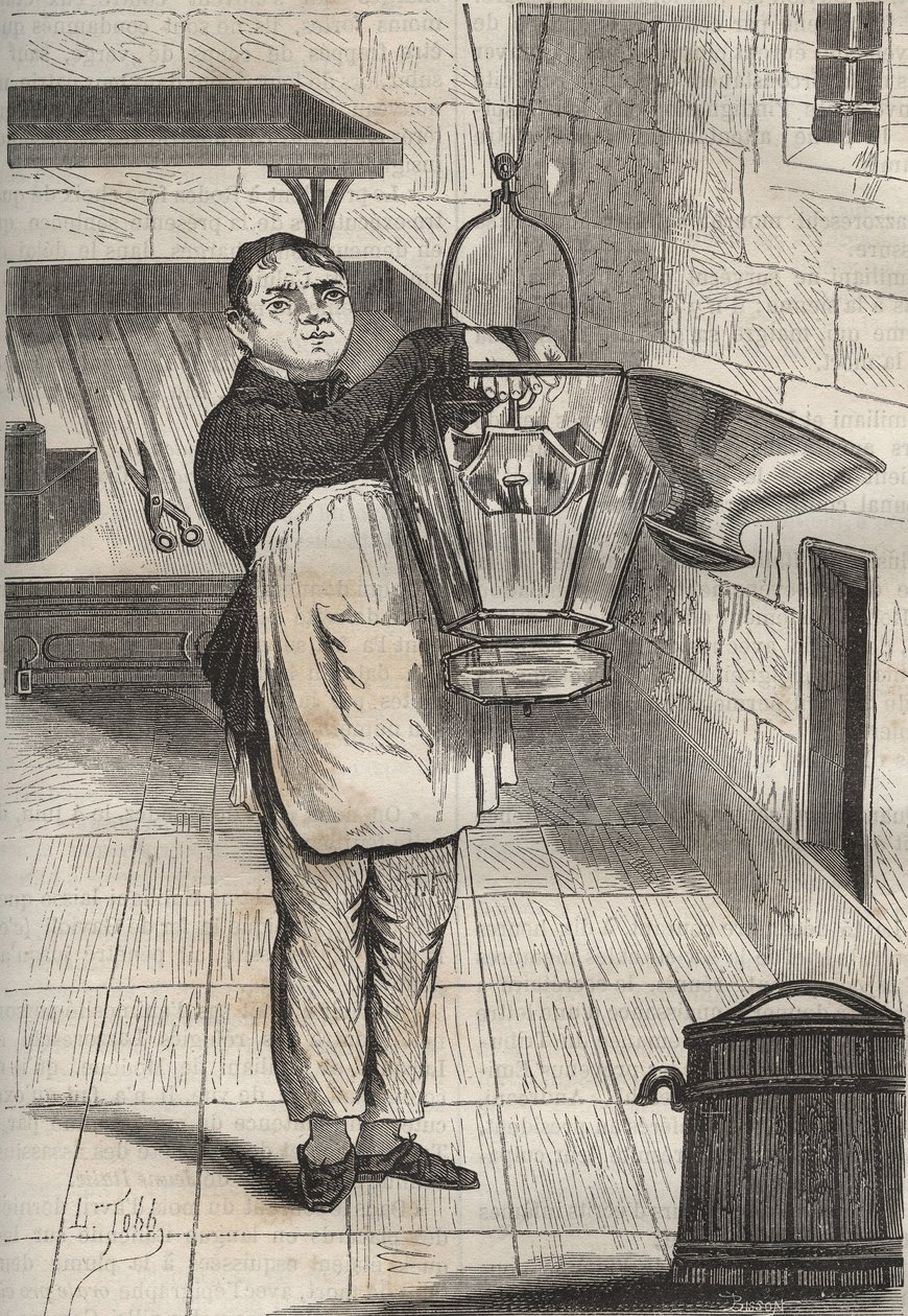 Anthelme Collet (1785-1840) al bagno penale di Rochefort. Incisione in “Histoire des bagnes depuis leur création à nos jours” (1877) di Pierre Zaccone. Collezione privata. da Anonymous Anonymous