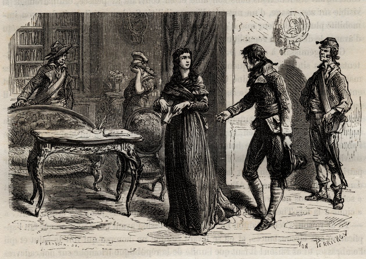 Arresto di Madame Roland il 1 giugno 1793 a Parigi - Arresto di Madame Roland (Manon Roland, nata Jeanne Marie Philippon) da Anonymous Anonymous