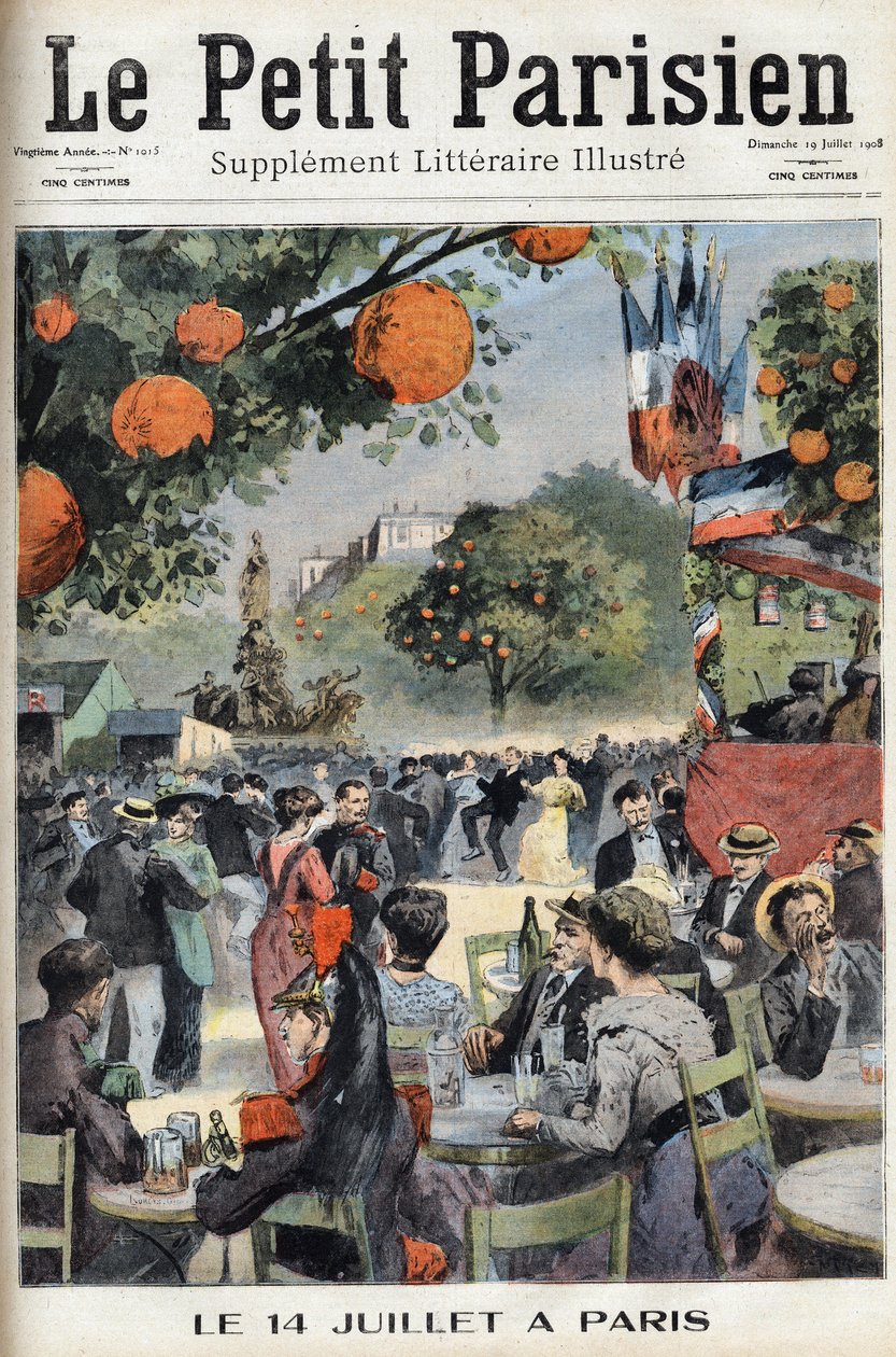 Ballo del 14 luglio a Parigi. da Anonymous Anonymous