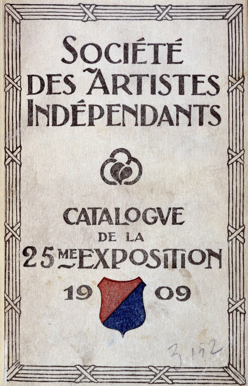 Copertina del catalogo della mostra della società degli artisti indipendenti da Anonymous Anonymous