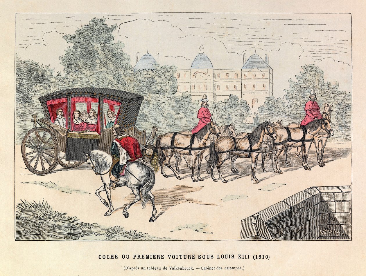 Carrozza, regno di Luigi XIII di Francia da Anonymous Anonymous