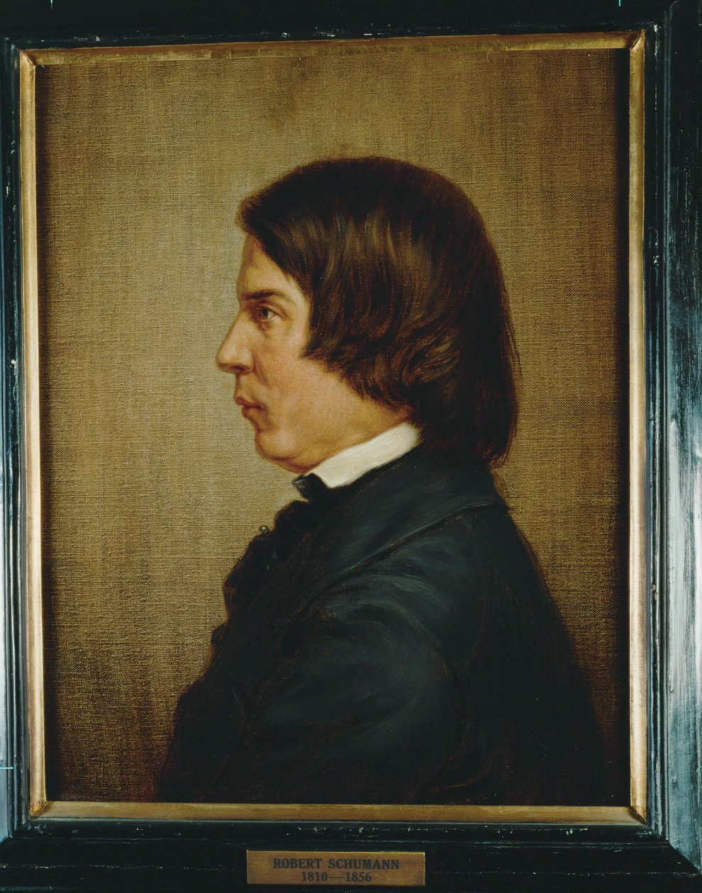 Il compositore Robert Schumann ... (dipinto su tela) da Anonymous Anonymous