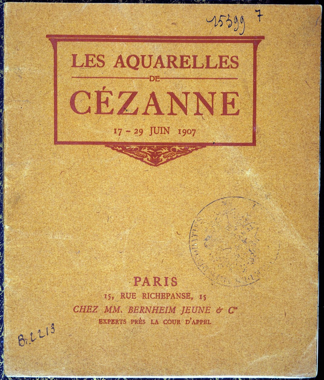 Copertina del catalogo della mostra "Gli Acquerelli di Cézanne" da Anonymous Anonymous