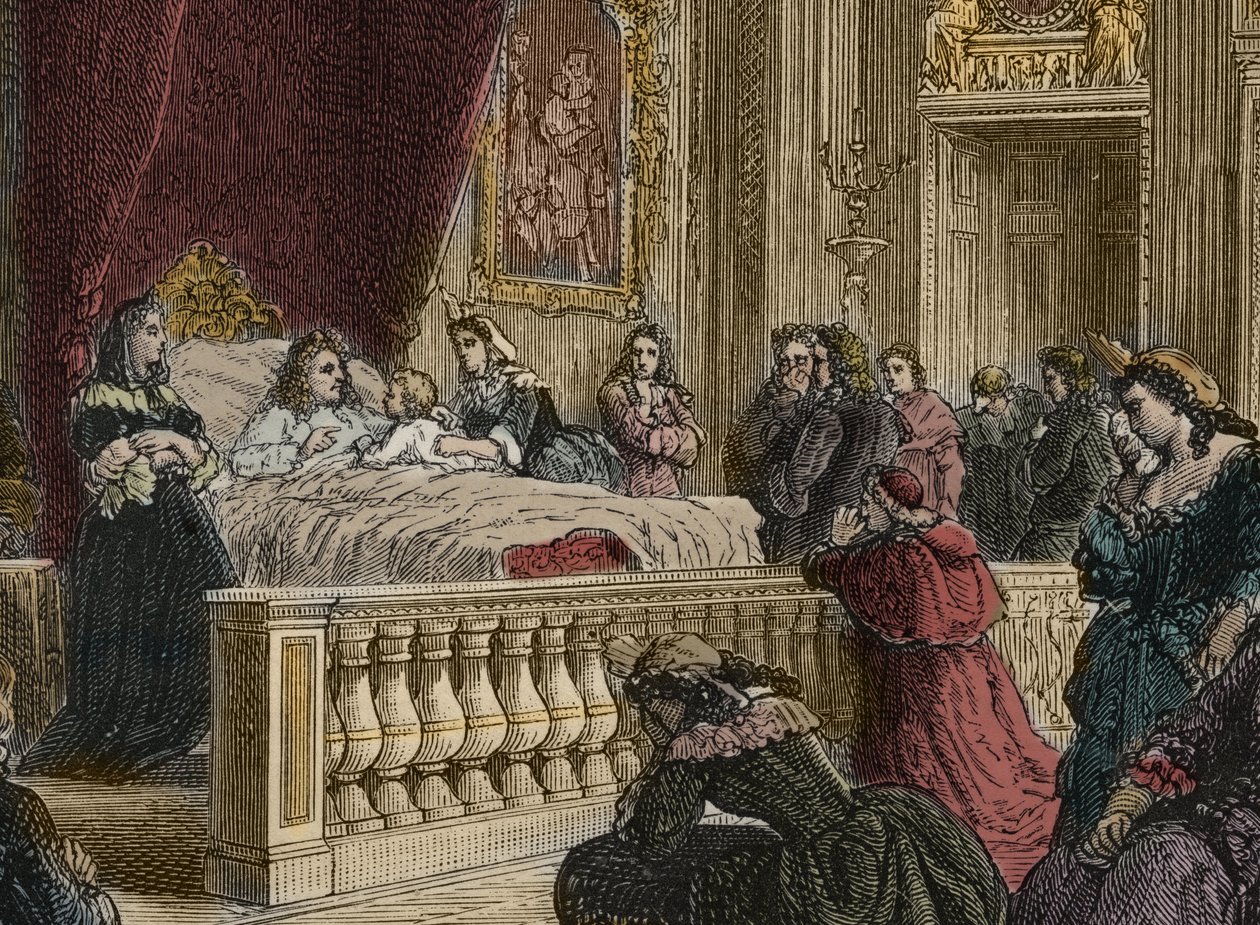 Morte di Luigi XIV a Versailles, 1 settembre da Anonymous Anonymous