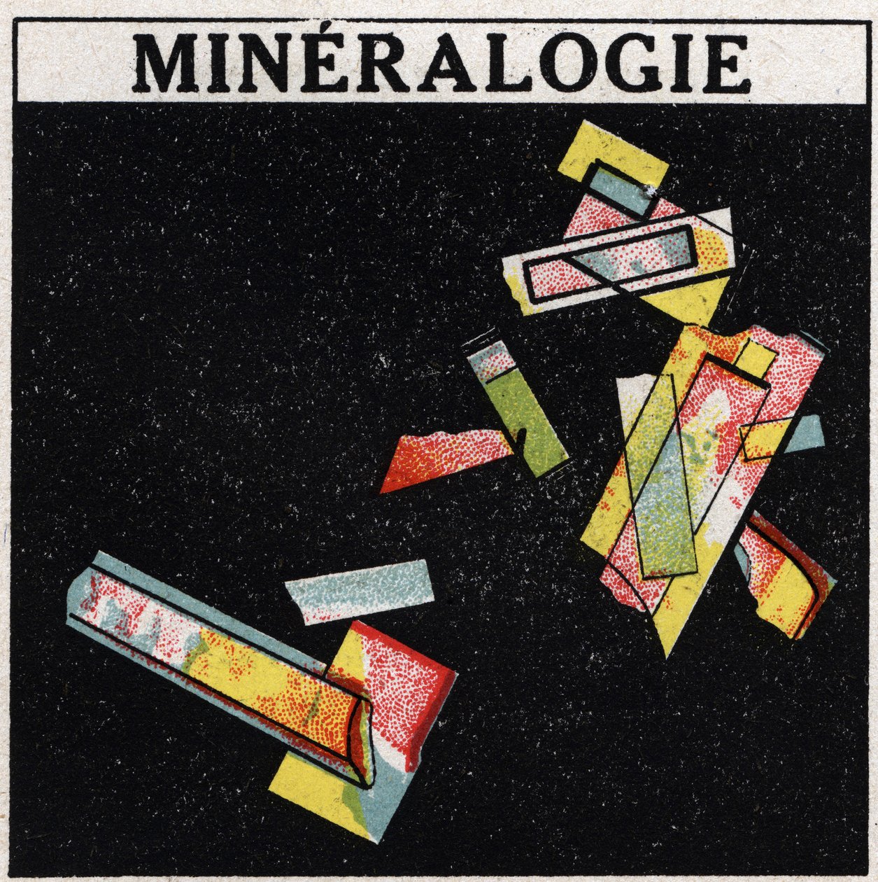 Doppia rifrazione: mineralogia. Illustrazione anonima del 1925. Collezione privata. da Anonymous Anonymous