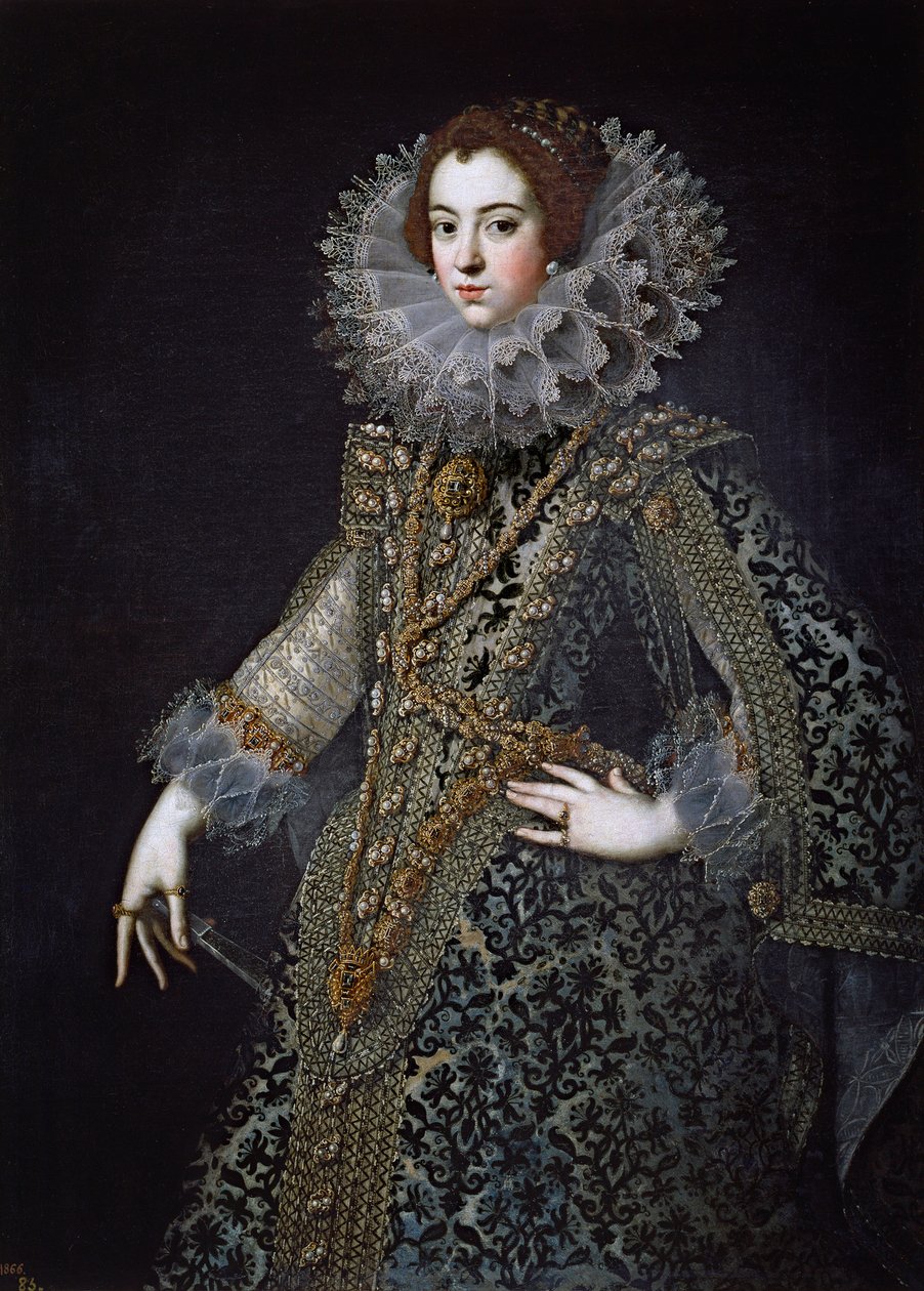 Ritratto di Elisabetta di Francia (1602-1644), regina consorte di Spagna da Anonymous Anonymous