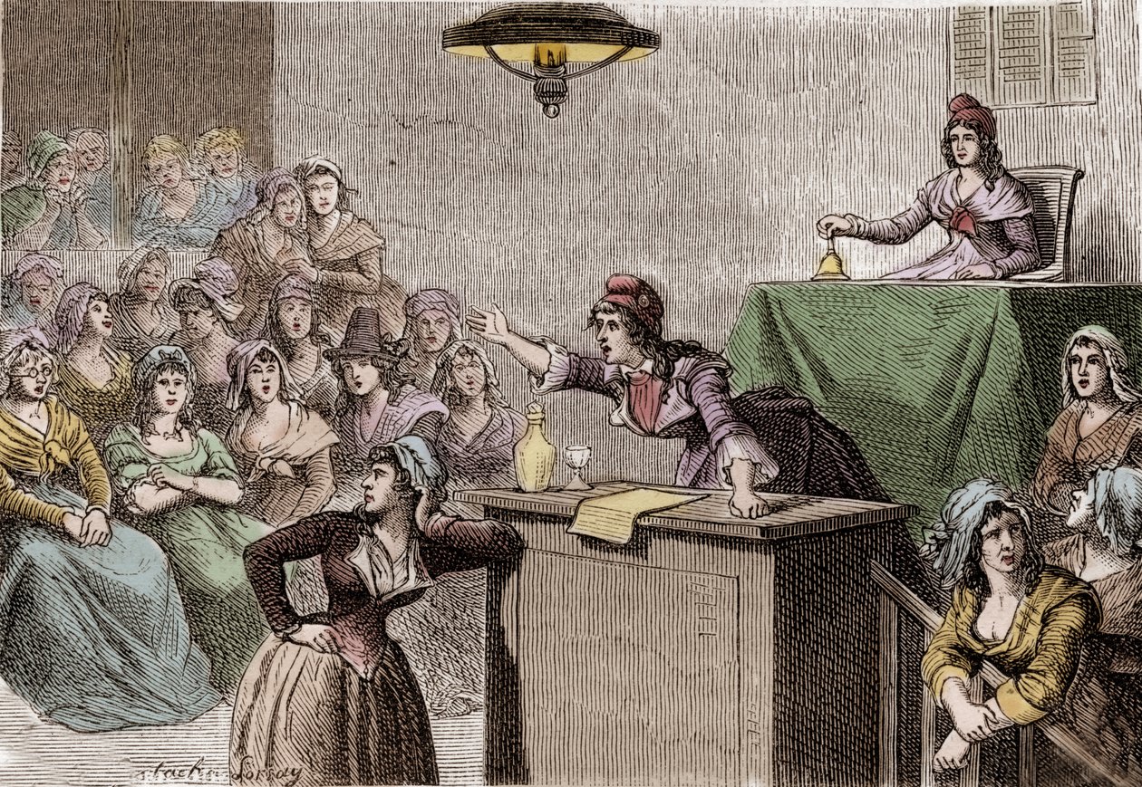 Rivoluzione francese 1789 - 1799, club politico delle donne da Anonymous Anonymous