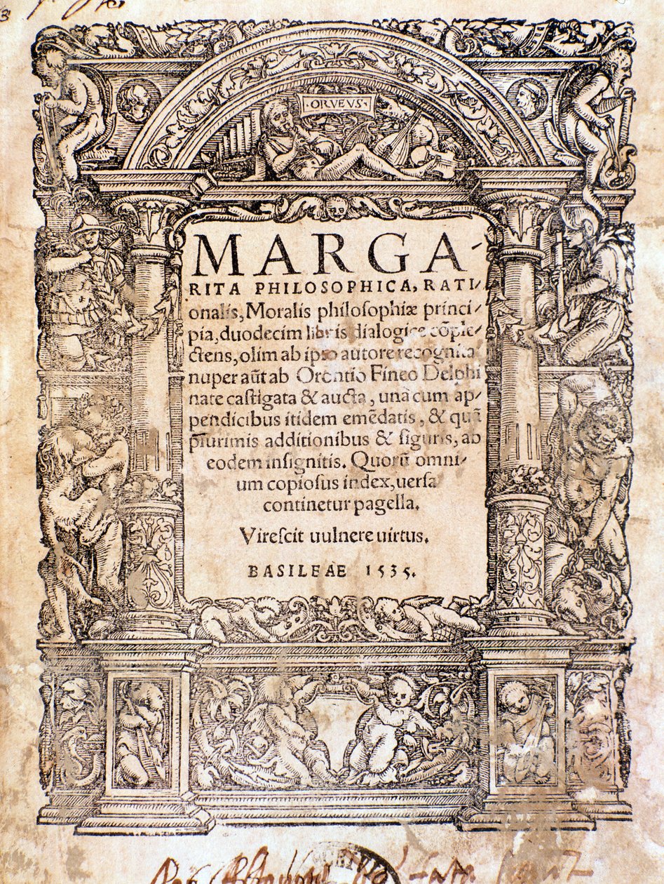 Frontespizio della Margarita Philosophica da Anonymous Anonymous