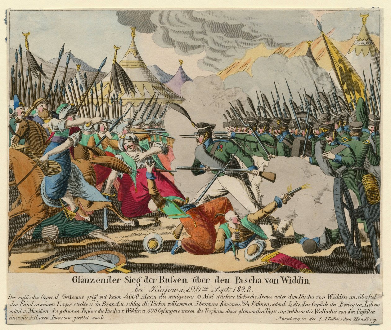 Guerra russo-turca del 1828-1829 - Brillante vittoria dei russi sul Pascià di Vidin da Anonymous Anonymous