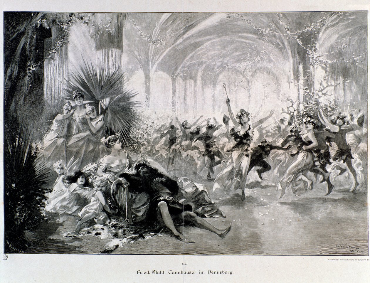 Illustrazione per Tannhauser di Wagner da Anonymous Anonymous