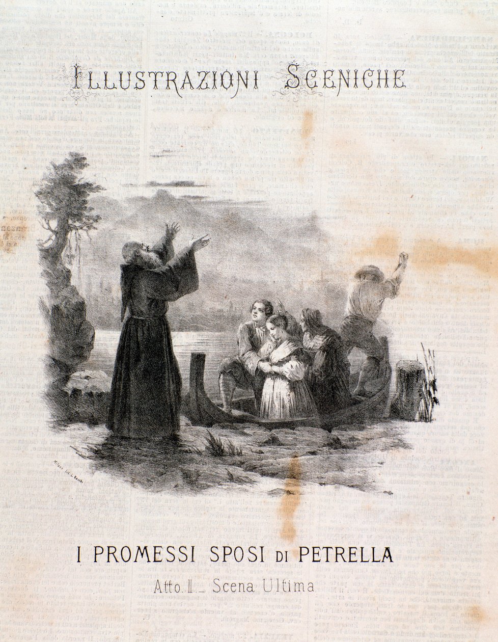 Illustrazione de I promessi sposi dopo Manzoni di Errico Petrella da Anonymous Anonymous