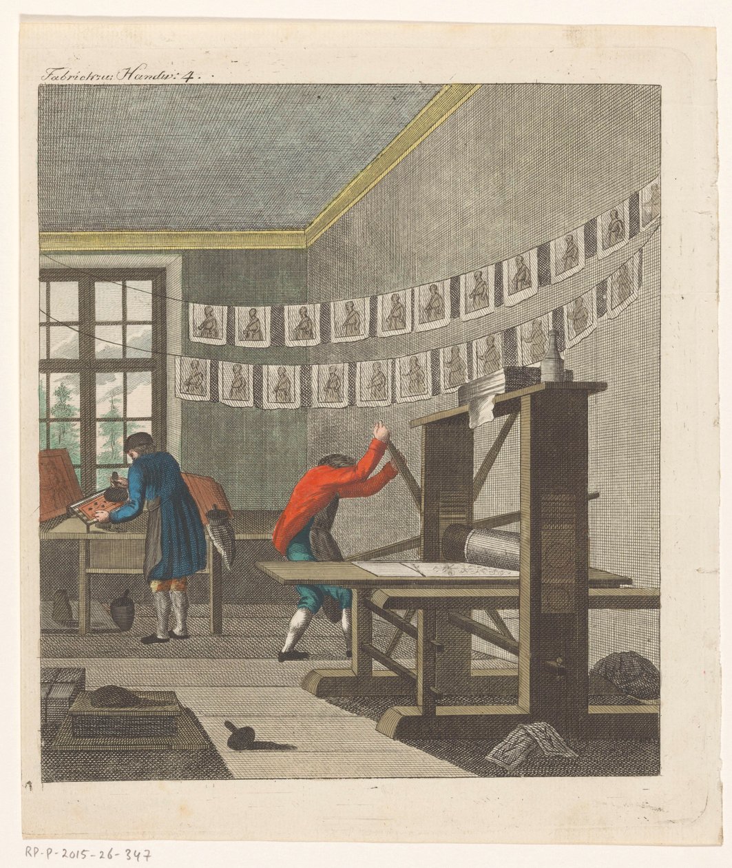 Interno di una Tipografia, c.1750-1850 da Anonymous Anonymous