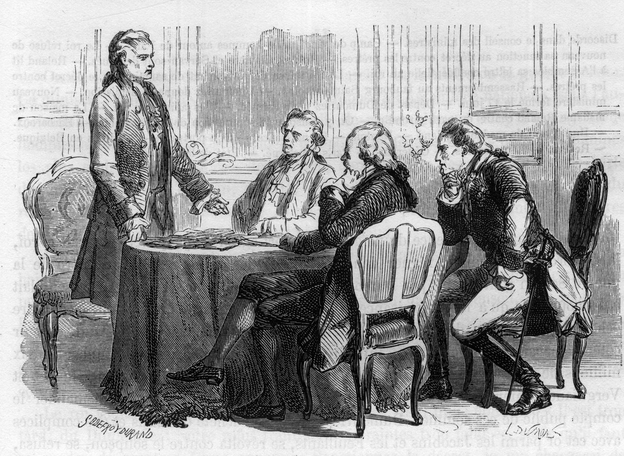 Jacques Mallet du Pan (1749-1800) - giornalista e propagandista politico svizzero alla conferenza di Francoforte - nel 1792 lasciò Parigi per la Germania, incaricato da Luigi XVI di una missione ai suoi fratelli e ai sovrani coalizzati contro la Francia -  da Anonymous Anonymous