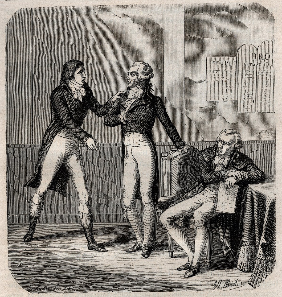 Maximilien Robespierre - Louis de Saint Just (Saint-Just) da Anonymous Anonymous