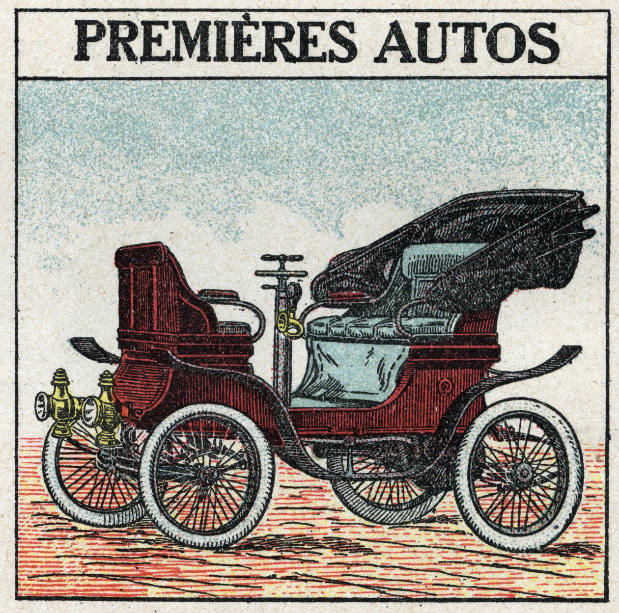Trazione meccanica: le prime auto a benzina inventate nel 1895 da Panhard e Levassor. da Anonymous Anonymous