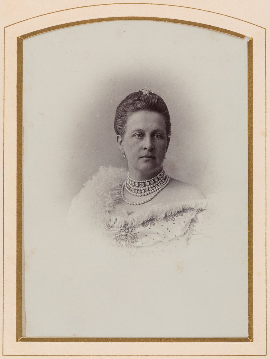 Olga Constantinovna di Russia, regina degli Elleni (ritratto) da Anonymous Anonymous