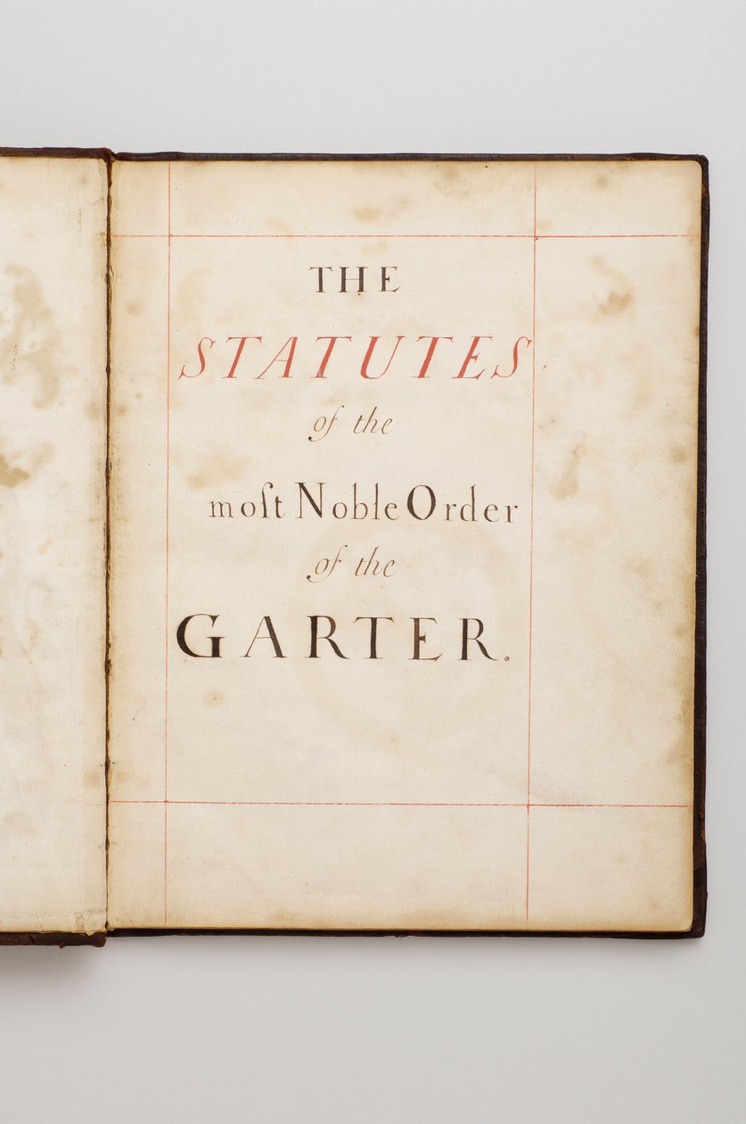 Ordine della Giarrettiera: Libro degli Statuti appartenuto a Charles Fitzroy, Duca di Grafton da Anonymous Anonymous