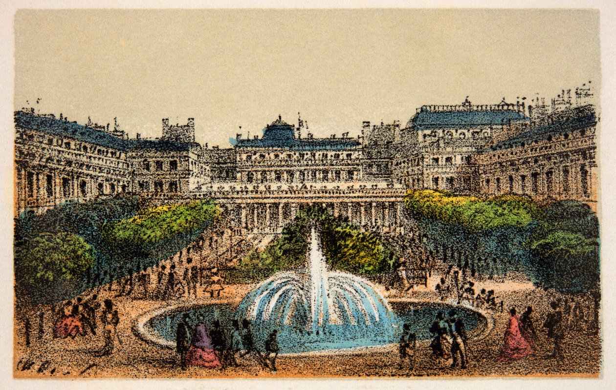 Parigi 1874: Giardini del Palazzo Reale da Anonymous Anonymous
