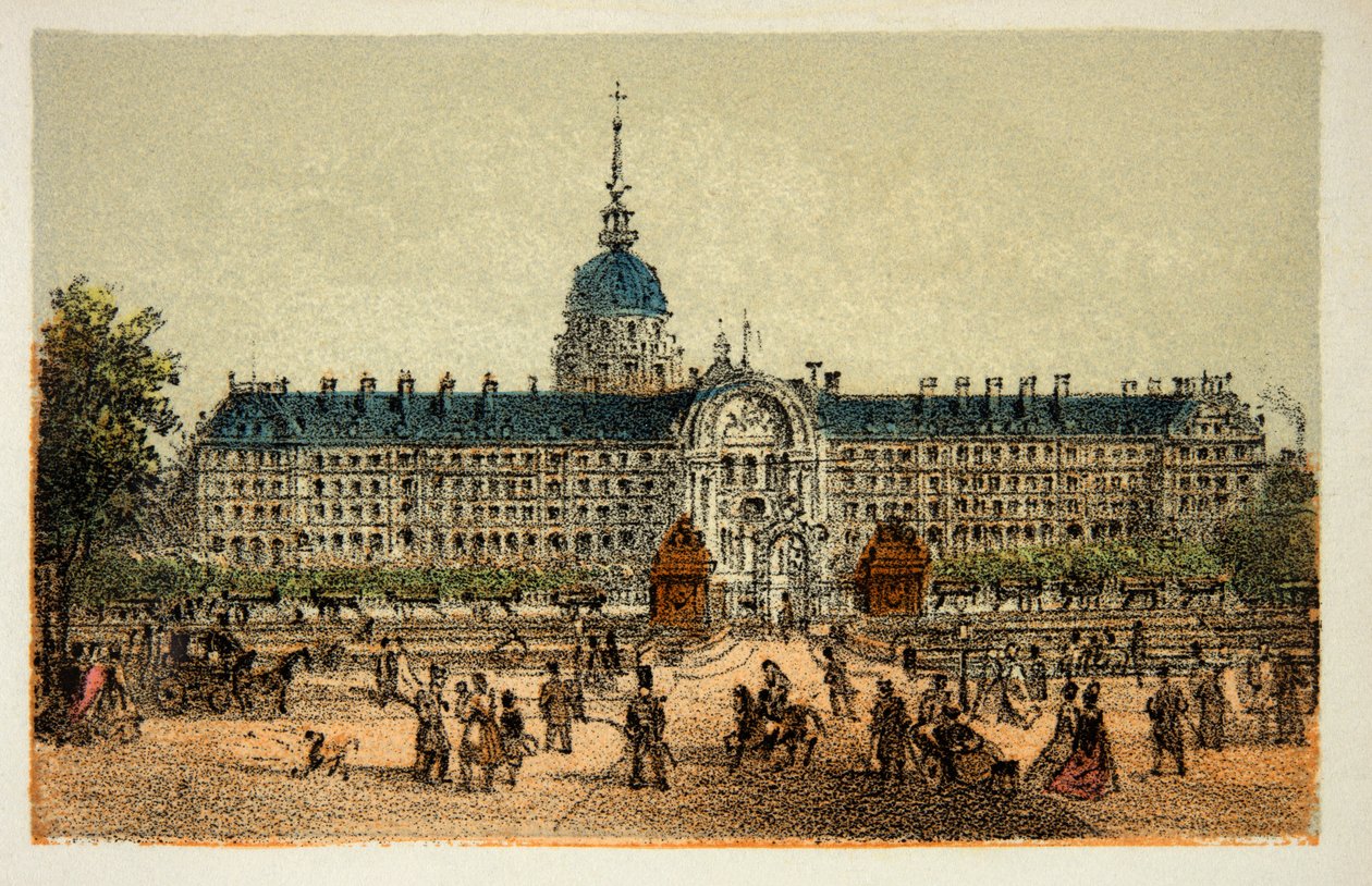 Parigi 1874: Hotel des Invalides, Collezione Privata da Anonymous Anonymous