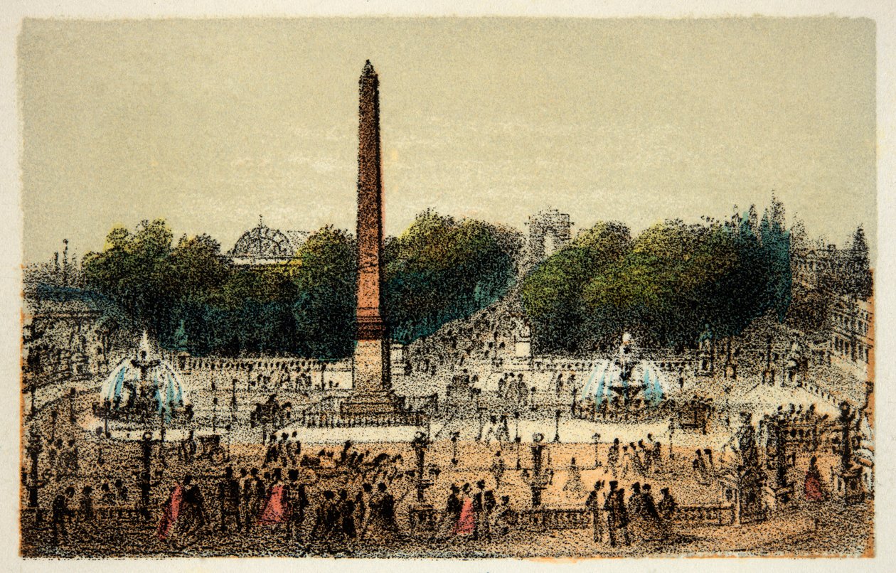 Parigi 1874: La Place de la Concorde da Anonymous Anonymous